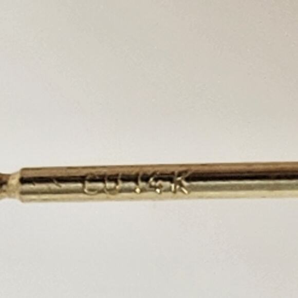 Cultured Freshwater Cream Pearl 14k Yellow Gold Stud Earrings Signed Classic - Picture 5 of 8